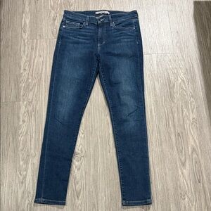 Joe's Jeans Women's 29 Dark Wash Blue Stretch Denim Skinny Jeans Low Rise